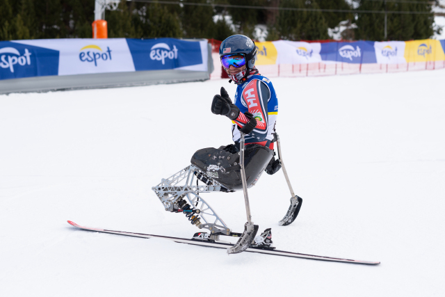 The Downhill race, protagonist in the third day of the FIS Para Alpine Ski 2023 at Espot Ski