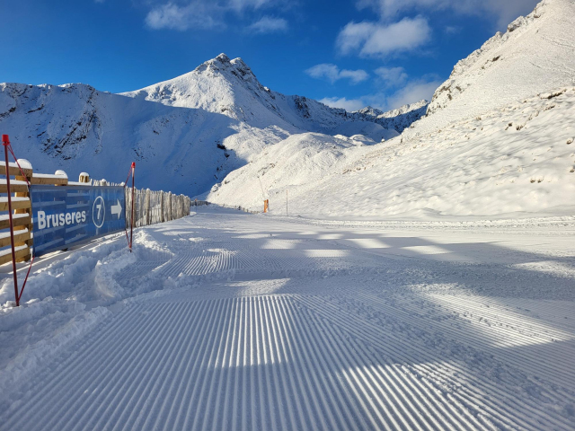 Las estaciones de esquí de FGC garantizan la ampliación de pistas después de las nevadas y una calidad excepcional de nieve